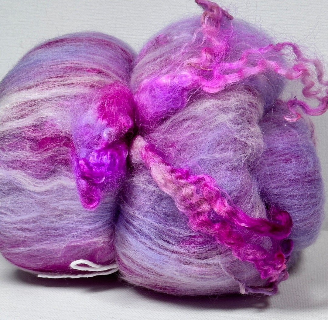 Batts Batts for Spinning Wool Spinning Supplies Art Batts Art Yarn