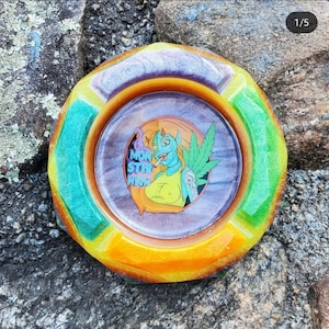 Monster High Colorful Octagon Ashtray