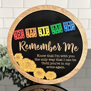 Remember Me Name Sign - Personalized Disney Coco Remember Me Sign