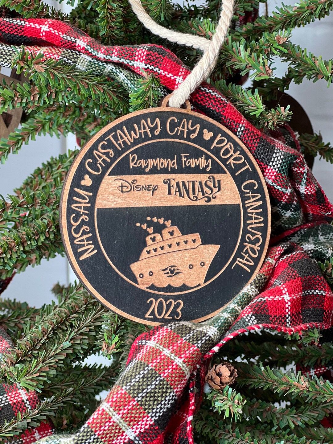 Disney Fantasy Cruise Ornament Disney Cruise Line Ornaments Disney Fish