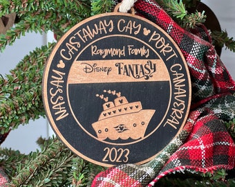 Disney Fantasy Cruise Ornament Disney Cruise Line Ornaments Disney Fish Extender Gift Exchange Disney Cruise Ornament Exchange