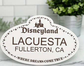 Disneyland Cast Member Badge Sign