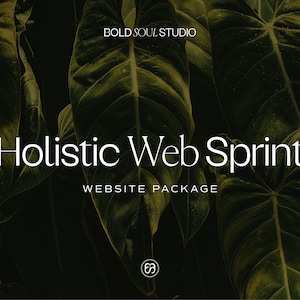 Web Intensive | Website in a week | Holistic Web Sprint | Custom Website Design | Web Design Package | Showit Website | Website Intensive