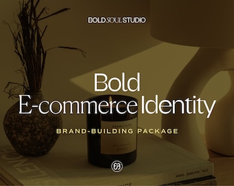 E-commerce Brand + Website Package | Shopify Website | Brand Identity Kit | Brand Strategy | Business Branding | Social Media Kit