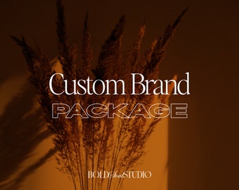 Custom Brand Package | Brand Strategy | Custom Branding Kit | Brand Package | Logo Brand Identity Kit | Small Business Branding