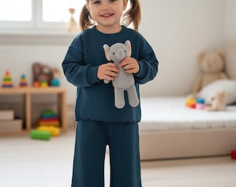 Scalloped SweatSet (Top & pants) Embroidery Blanks