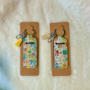 Game Characters Chapstick Holder | Chapstick Keychain | Keychain