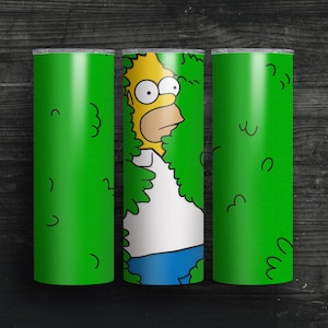 Cartoon In Büschen 20 Unzen Skinny Tumbler