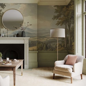 Vintage Landscape Wallpaper Mural