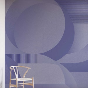 Futuristic Abstract Wallpaper Mural | Metaverse Inspired Wall Mural