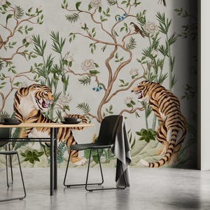 Jungle Tiger Wallpaper Mural