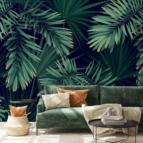 Palm Wallpaper - Etsy