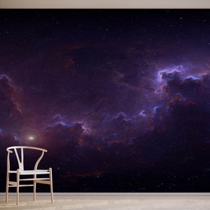 Outer Space Wall Mural | Nebula Wallpaper