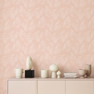 Areca Palm Wallpaper | Pink & Green Tropical Wallpapers
