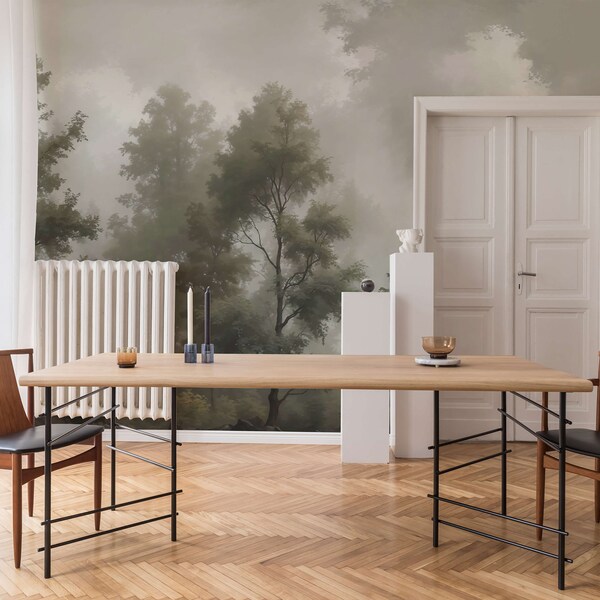 Muted Forest Wallpaper
