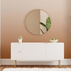 Behangmuurschildering oranje ombre