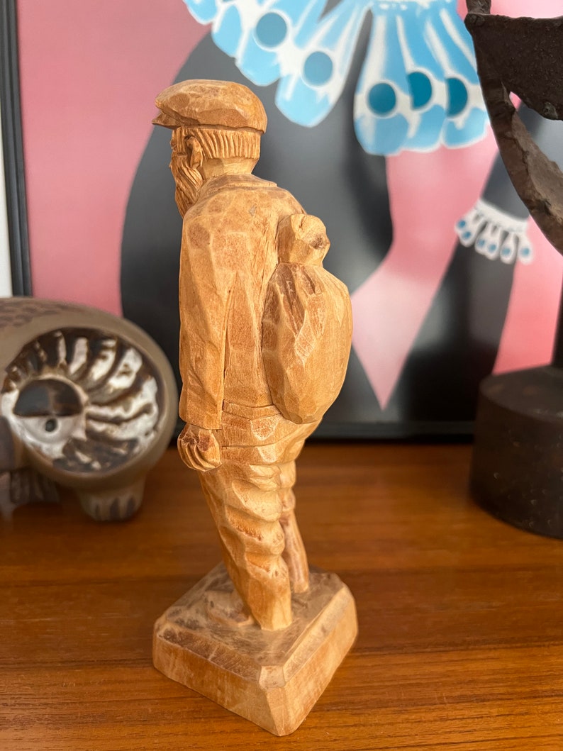 Vintage Quebec Wood Carving Signed Andre Bourgault 1936 Rare Etsy