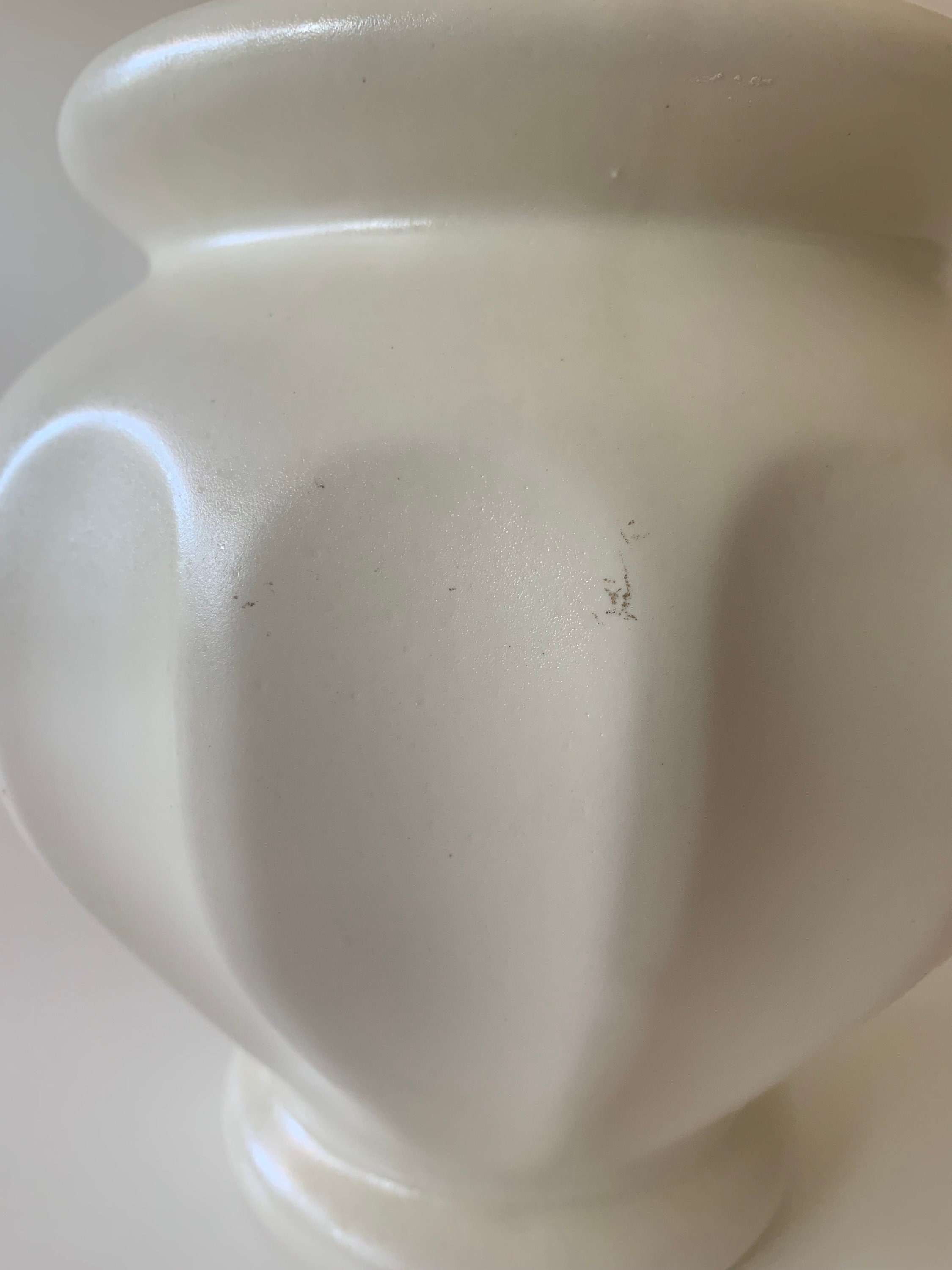 Vintage Mid Century White Haeger Pottery Planter Vase/ Home Etsy