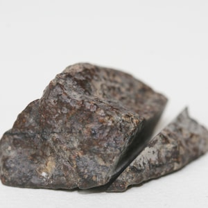 Meteorite NWA869 18.09 grams split in 2 and polished