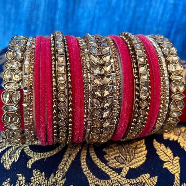 Tej's Churiyan Set | Bangles Set | Mehndi Favor | Bridesmaids Jewelry | Choora Chura Churiyan | Eid Gift | Dholki Favor | Choori Bazaar