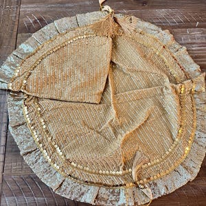 Aria Lap Cover Potli Set for Shagun Ceremony or Pooja. Shagun Essentials Lap Potli Rokha Ceremony Engagement