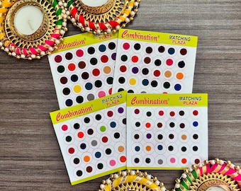 Multi Color Bindi Cards: Bridal & Festive Gifts
