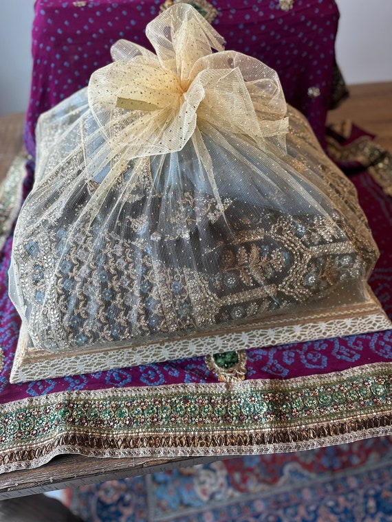 STLYZ Traditional Embroidered Potli Bag For Women, Handmade Pure Silk Potli  Handbag Wristlets Ethnic at Rs 80/piece | एम्ब्रॉयडर्ड पोटली बैग in Jaipur  | ID: 2849513077597
