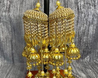 Gold Ghungroo Kaleera | Kaleera | Punjabi Bridal Essentials | Sikh Bride | Sikh Wedding | Choora Ceremony | Maiyan Ceremony | Jaggo