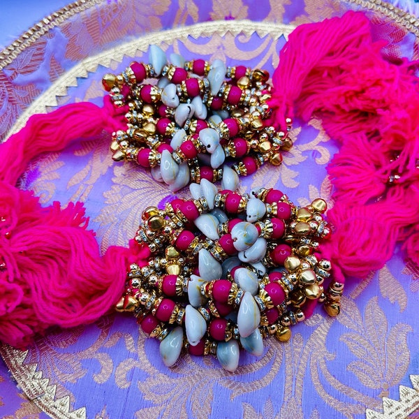 Ganne threaded - 12 Pack | Women Bracelet for Sangeet Mehndi Gaana Sikh Wedding Bracelets Mehendi Mayoon Maiyan Punjabi Wedding
