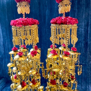 Pink Floral Kaleera | Kaleera | Punjabi Bridal Essentials | Sikh Bride | Sikh Wedding | Choora Ceremony | Maiyan Ceremony | Jaggo | Kalira