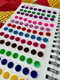 Bindi Book: Round Plain Bindis, Multi-Color Kum Kum