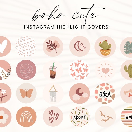 Instagram Story Highlight Icons Lifestyle Travel Blogger - Etsy