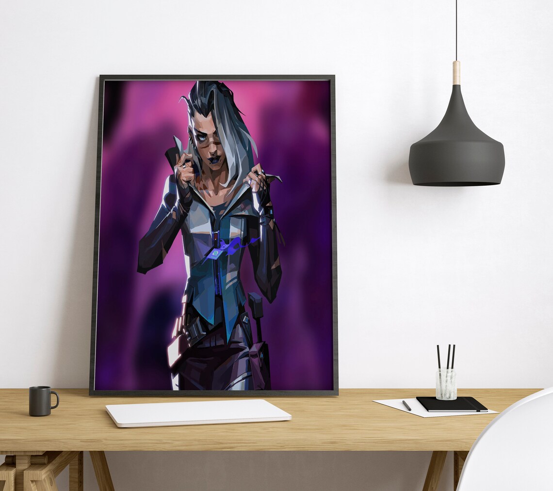 Fade Poster / Valorant Poster / Fade Wall Decor / Valorant Etsy España