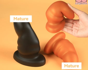 Silicone Butt Plug, Soft Anal Plug, Anal Training Plug, Anus Dilatator, Huge Anal Dildo, Anal Sex Toy, Butt Plug for Women Men Gay, Mature