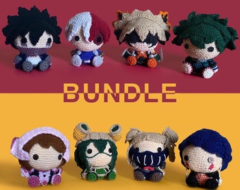 6 Heroes and 2 Villain Amigurumis | PDF PATTERNS