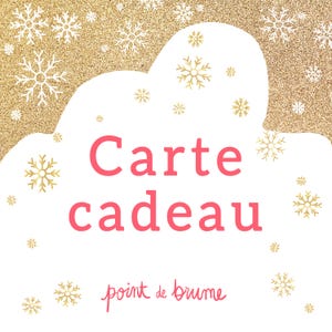 CARTE CADEAU - cadeau artisanal brodé à la main - cadeau unique - réparation