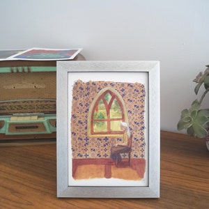 Affiche Time - A5 et A6 - Impression d'art - Illustration Aquarelle