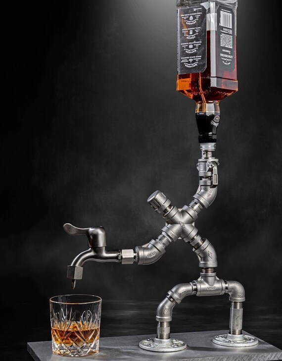 Dispenser Man Liquor Dispenser Whiskey Dispenser Bourbon Etsy