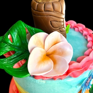 Fiore di Plumeria in pasta di gomma