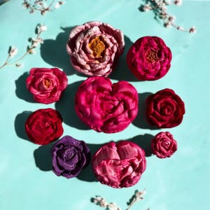 Gum Paste Roses, Molded Flowers, Cake Toppers, Cake Décor - SINGLE Flowers