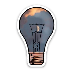Light | Sticker | 1.27x2&quot; Die-cut