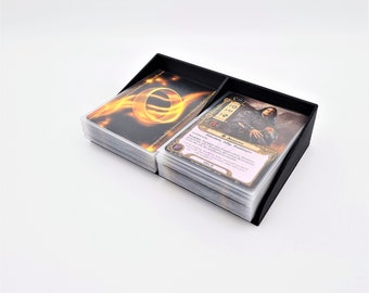 Deck holder 2 double deck holders for sleeved cards