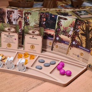 EVERDELL Kartenhalter *UPGRADE* Player Board, Universal-Kartenhalter für Kinder 3D-Druck