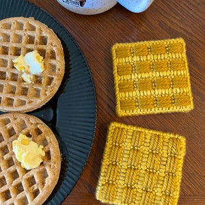 Waffle Coasters
