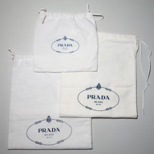 Prada shoe dust bag shop