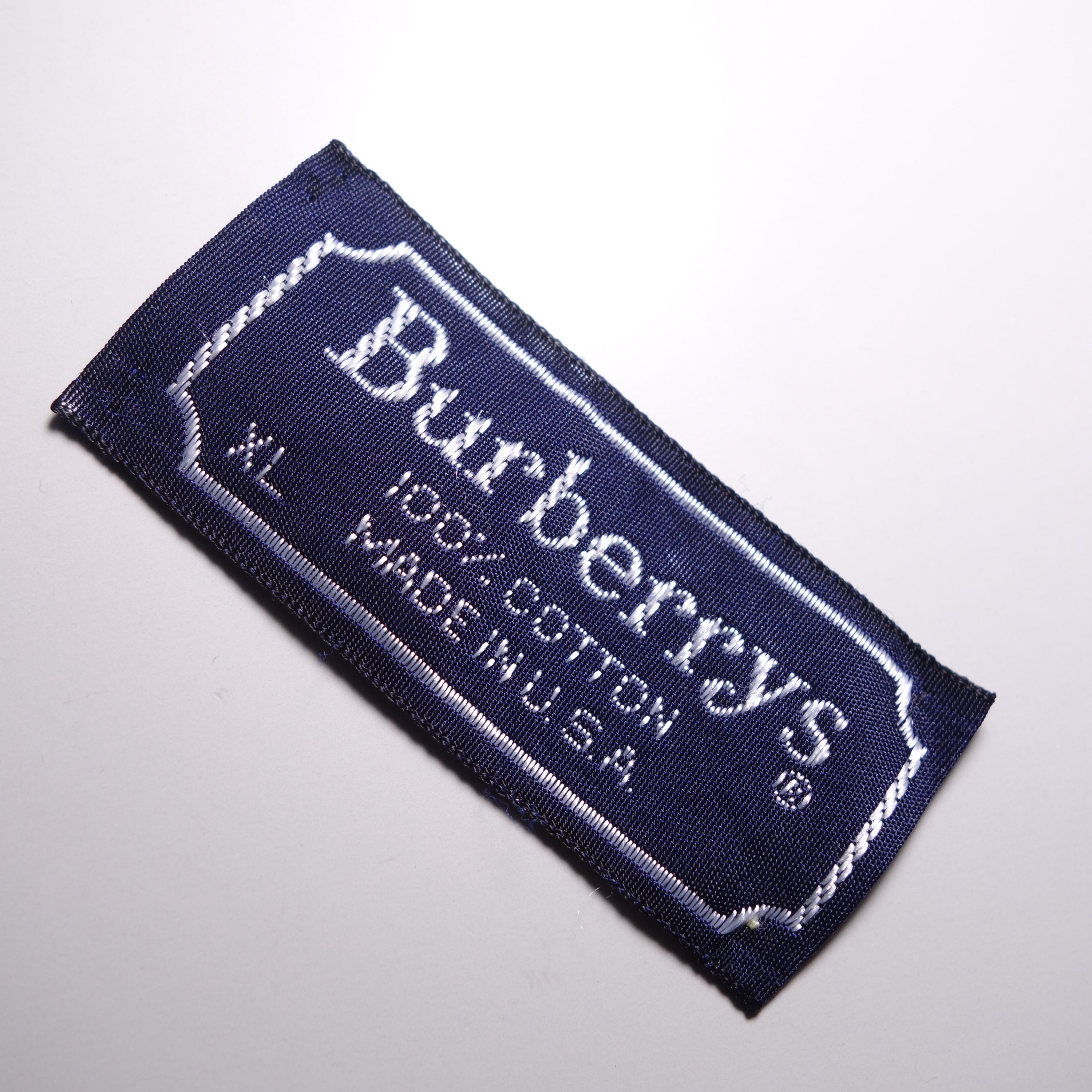 Vintage Burberrys Replacement Blue Embroidered Label Tag - Etsy