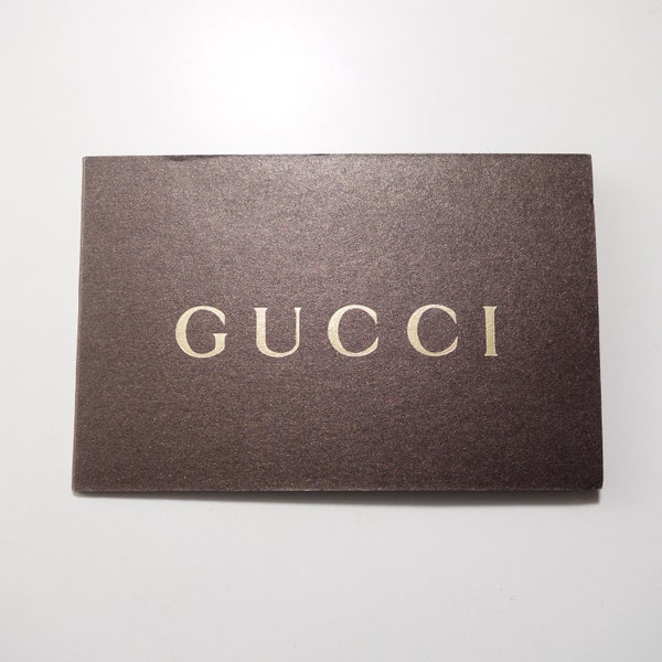 Gucci Replacement Brown & Gold Recyclable Paper Card