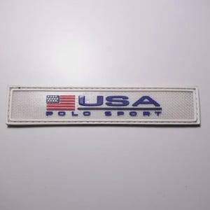 Vintage Ralph Lauren Polo Sport Sew On Replacement Embossed Rubber Patch