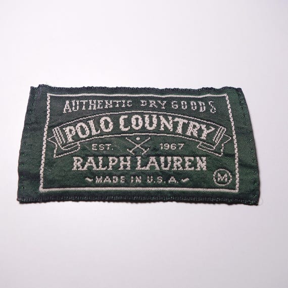 Vintage Ralph Lauren Polo Country Sew on Replacement