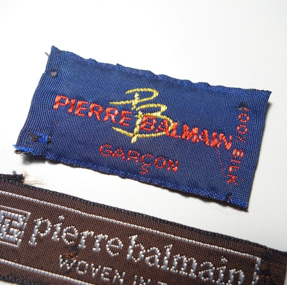 Vintage Pierre Balmain Sew on Replacement Label Tag - Etsy Canada